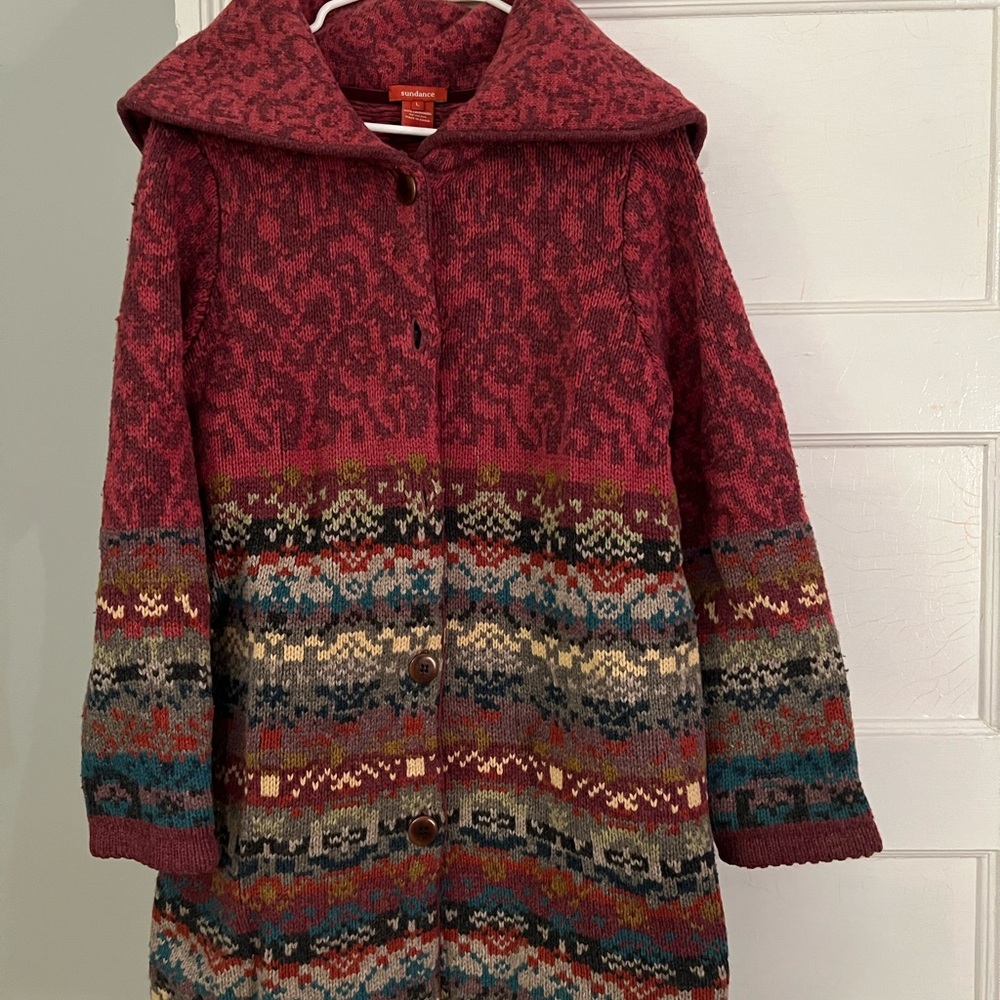 Sundance long lambswool Cardigan